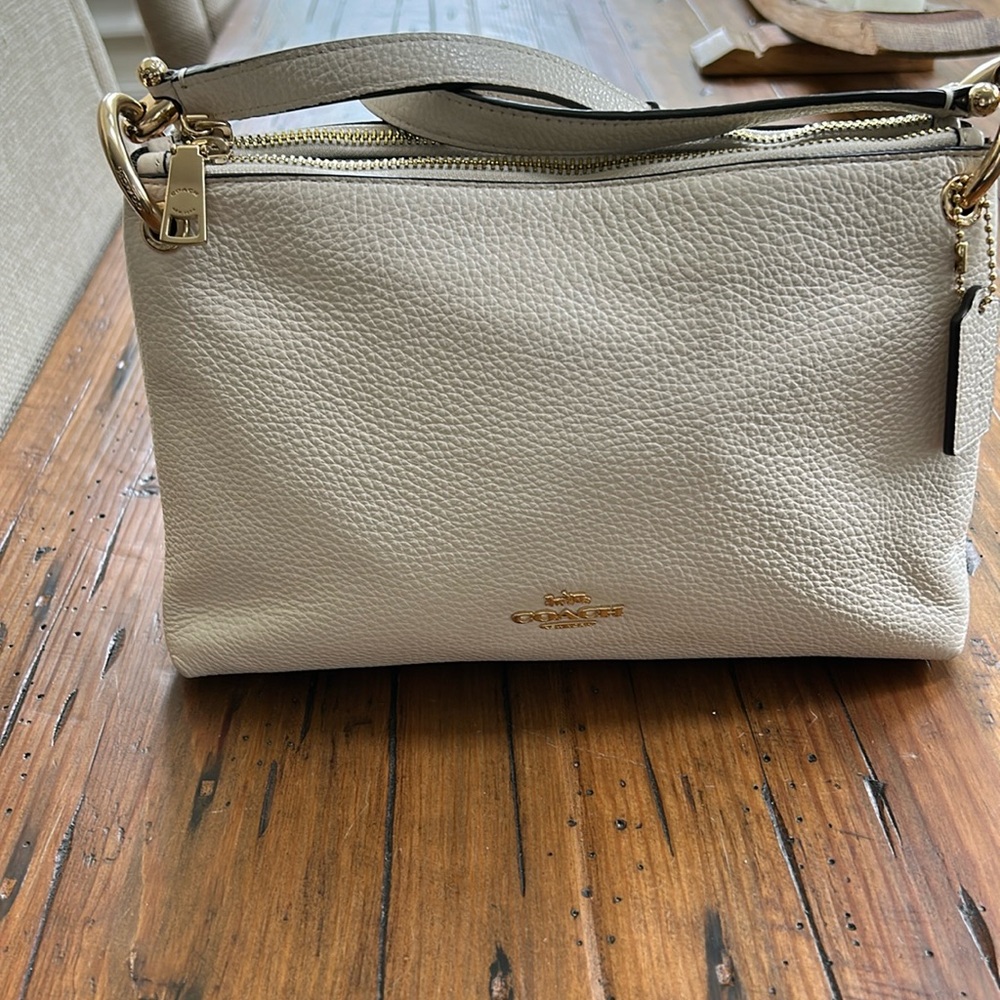 Coach off-white crossbody bag